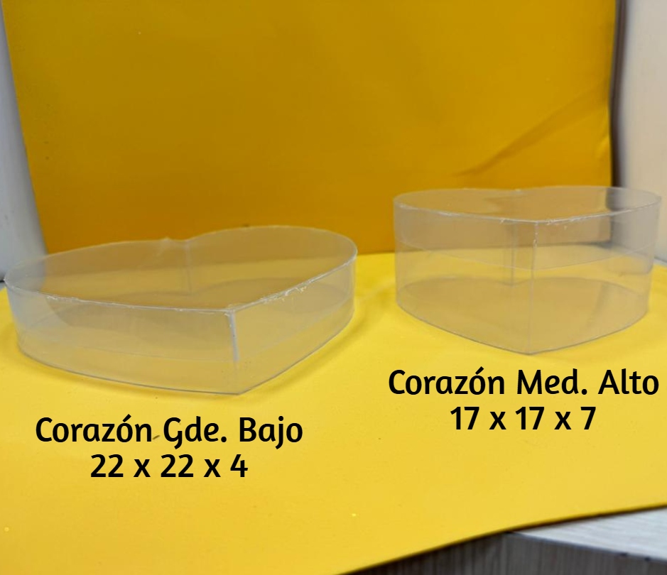 Cajas Corazon Acetato Gde Bajo 22x22x4 - Image 8