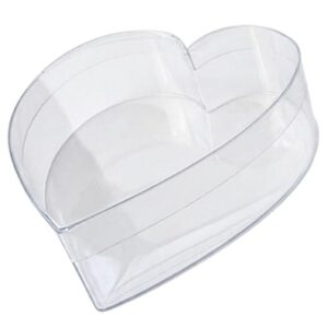 Cajas Corazon Acetato Gde Alto 22x22x9