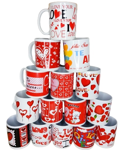 Tazas de Amor x12 unid surtidas - Image 14