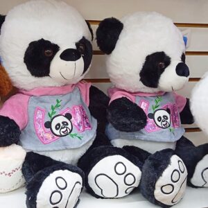 Peluche Panda Camisa Rosada 35cm