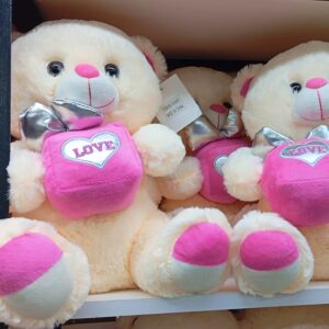 Peluche Oso Caja de Regalo 35cm #OV6451