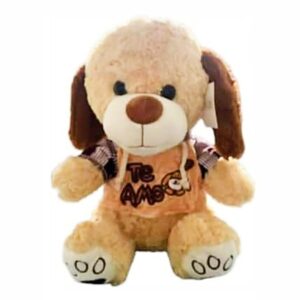 Peluche Perro Camisa Marrón 30cm #11-20