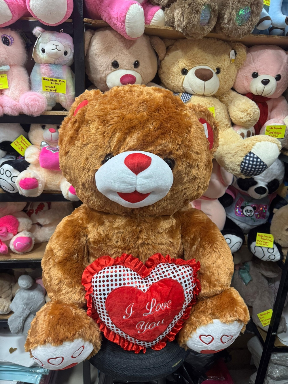 Peluche Oso Marrón Corazon 70cm #21994 - Image 3