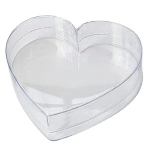 Cajas Corazon Acetato Gde Bajo 22x22x4