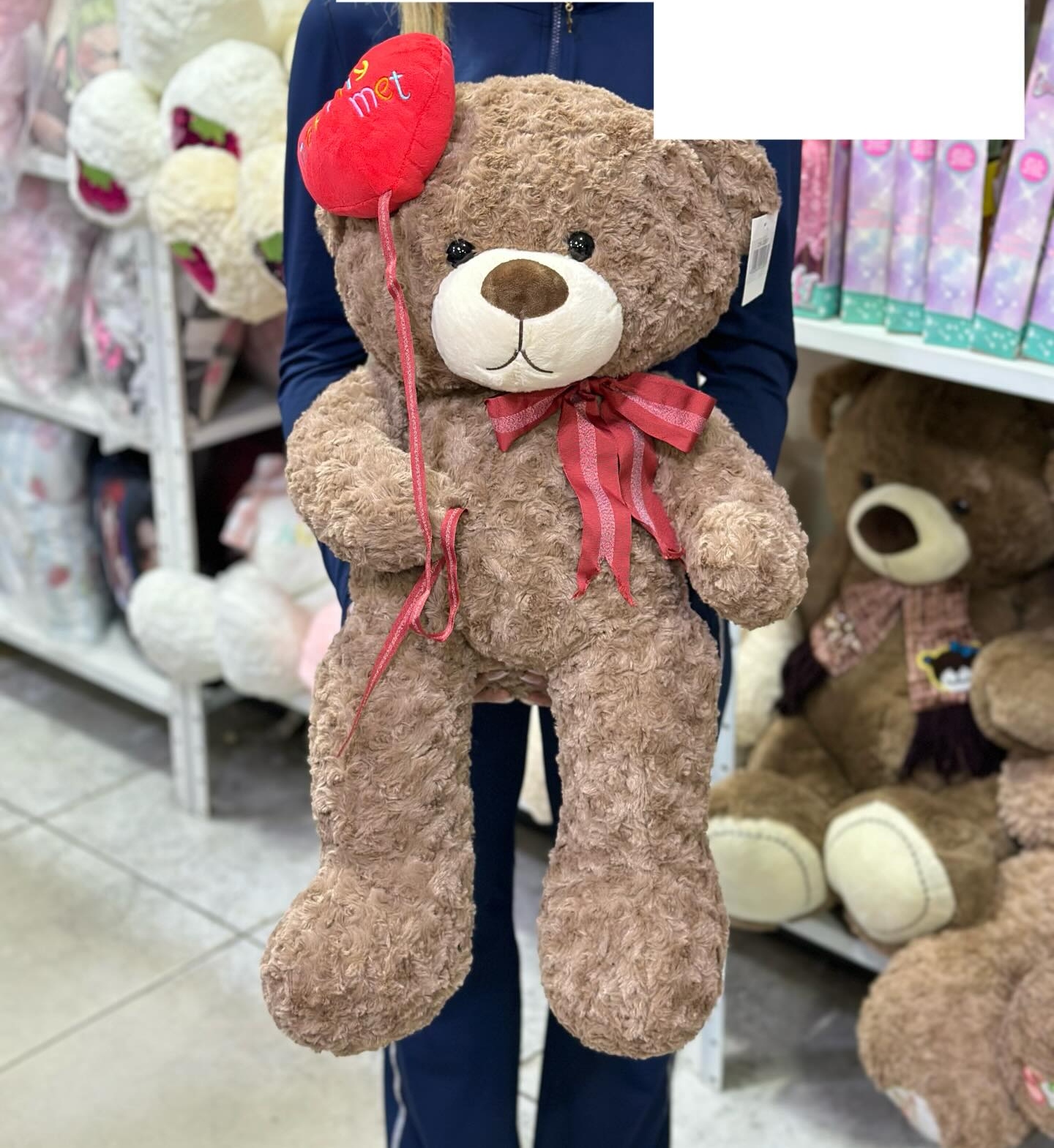 Peluche Oso Globo Corazon 90cm DX2206 - Image 4