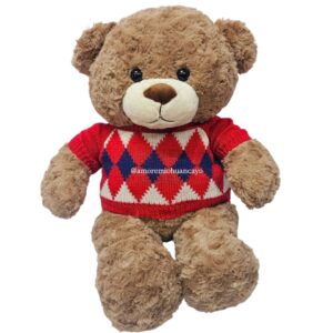 Peluche Oso Sweter Rombos 90cm DX2206