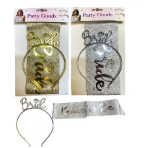 Banda y Cintillo Bride To Be (Futura Novia)