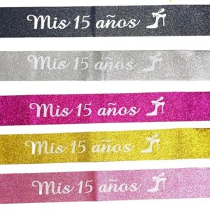 Banda de Cumpleaños 15 años Escarchada