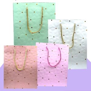 Bolsas de Regalo Lujo 18x24 Puntos x12 unid