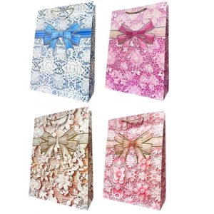 Bolsas Lujo 32x26 G. Floreado x12 unid