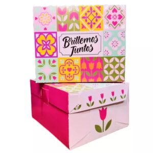 Cajas Dulcera 12x9cm Brillemos x12unid