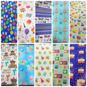 Papel de Regalo Cumpleaños x20 pliegos