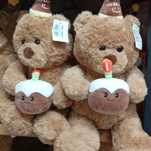 Peluche Oso Gorrito Cumple 45cm