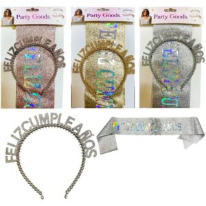 Banda y Cintillo F. Cumpleaños Fila #Q6003