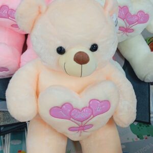 Peluche Oso Corazon c/Globos 80 cm