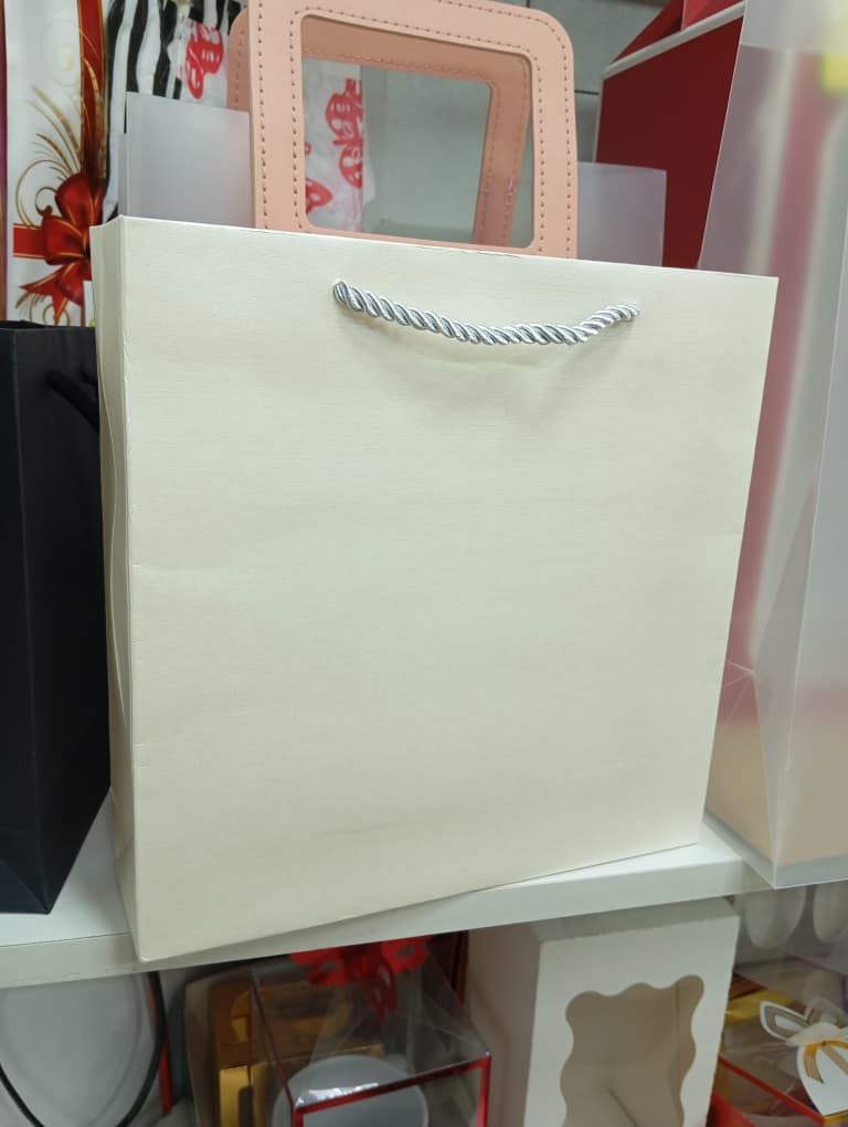 Bolsa Blanca Kraft 32x26 Perlada x12 unid. - Image 4