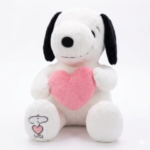 Peluche Snoopy c/corazón 40 cm