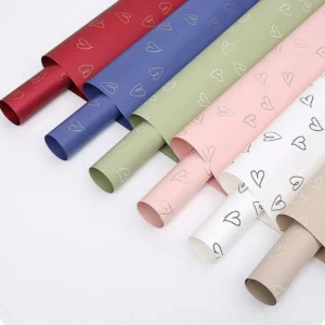 Papel Coreano Corazones x20 pliegos