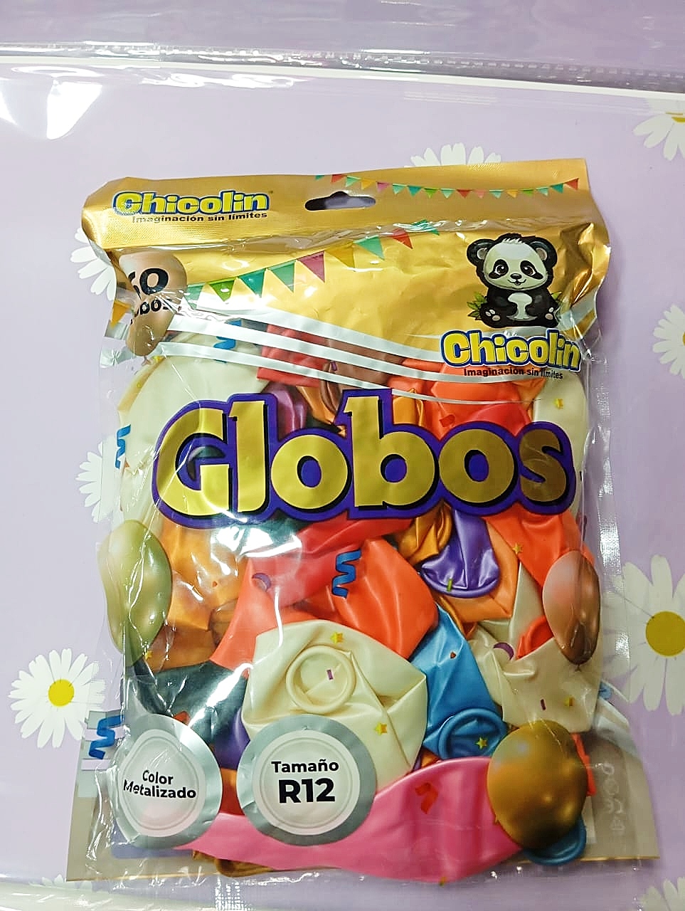 Globos Latex R12 Satinado Surtido x50 unid - Image 3