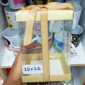 Cajas de Acetato 12x18 c/Cinta x6 unid.
