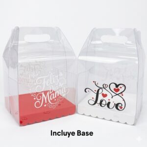 Caja Acetato Cajita Feliz 16X16 Mamá