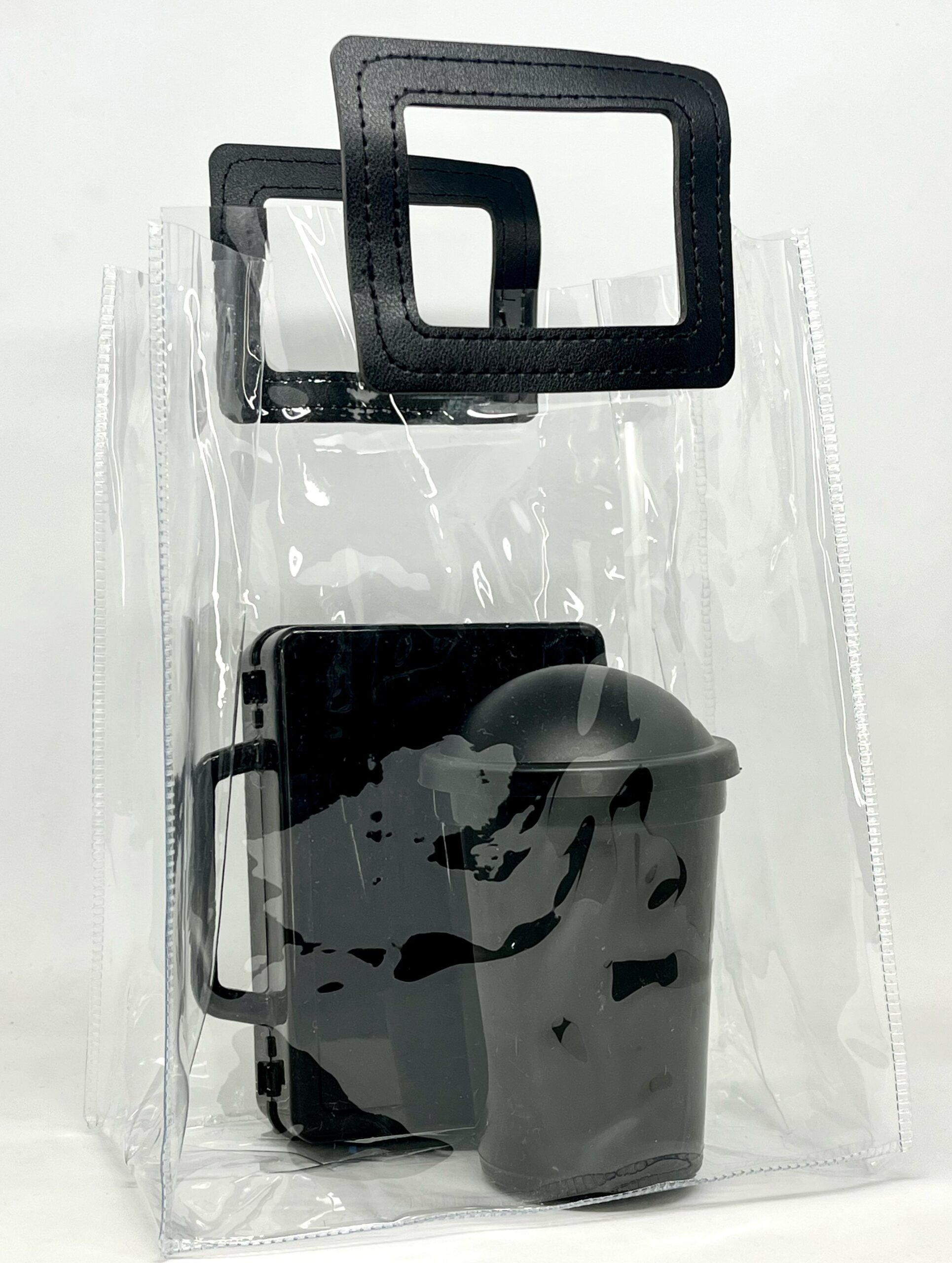 Bolsa PVC G Asa Cuadra. (22x22x12) x8 unid - Image 3