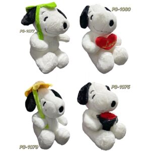 Peluche Snoopy Amor y Flores 30cm