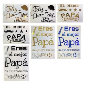 Stickers para Papá x12 unid