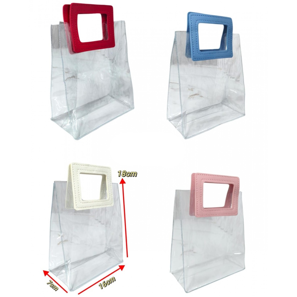Bolsa PVC P Asa Cuadra. (18x16x7) x10 unid