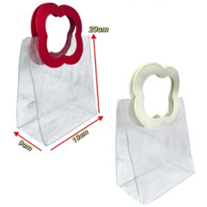 Bolsa PVC M Asa Flor (20x18x10) x10 unid