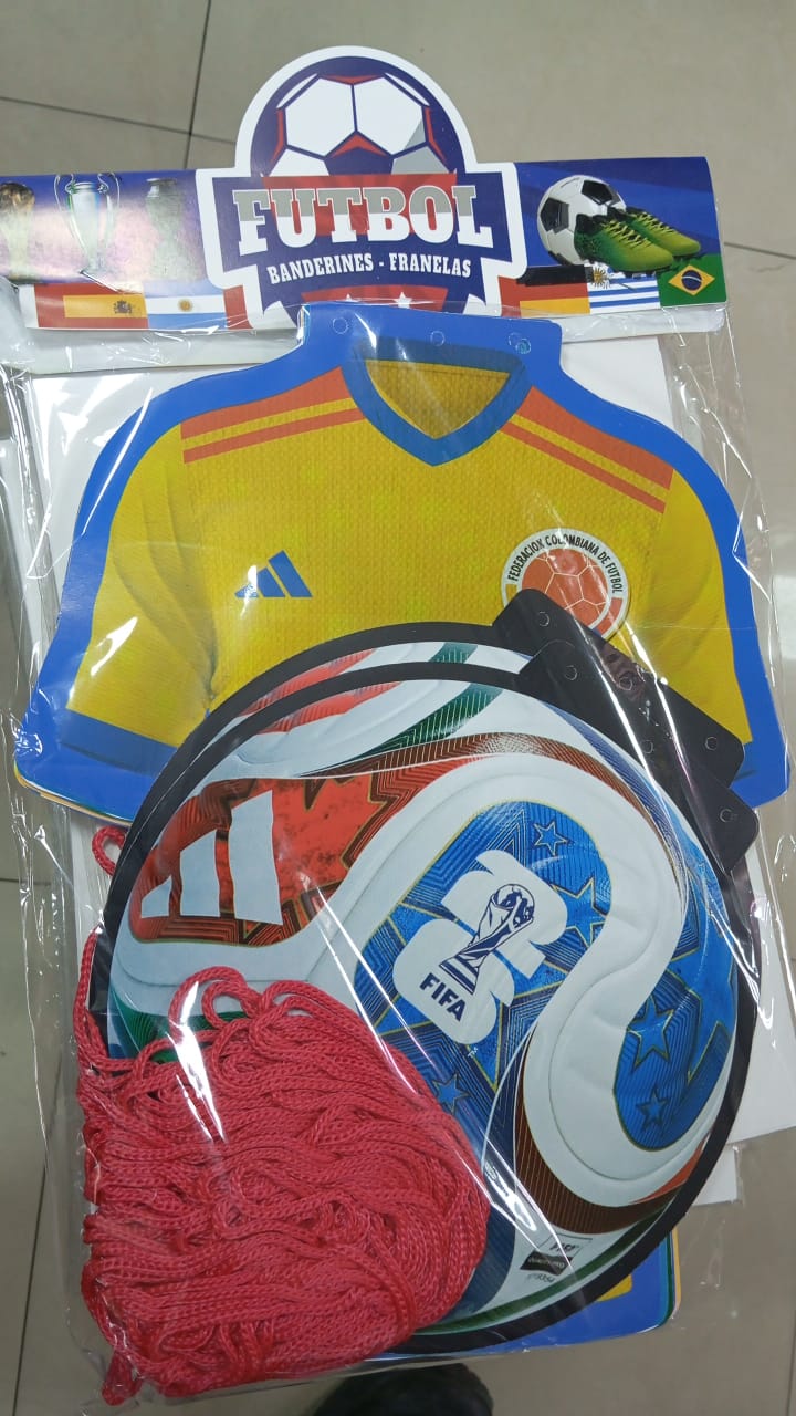Kit Banderines Mundial 52 Camisetas - Image 5