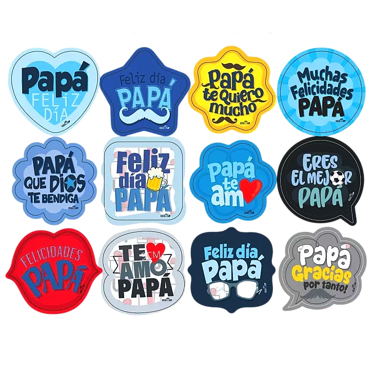 Habladores Dia del Padre x36 unid.