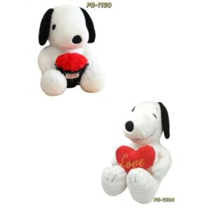 Peluche Snoopy Amor y Ramo 45cm