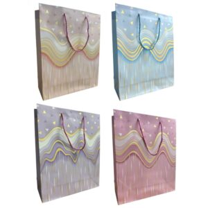 Bolsas de Regalo Lujo 18x24 Lluvia x12 unid