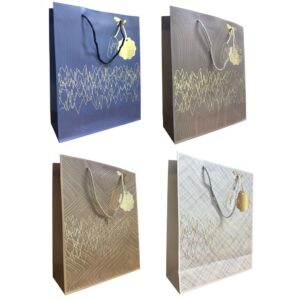 Bolsas de Regalo Lujo 18x24 Zigzag x12 unid