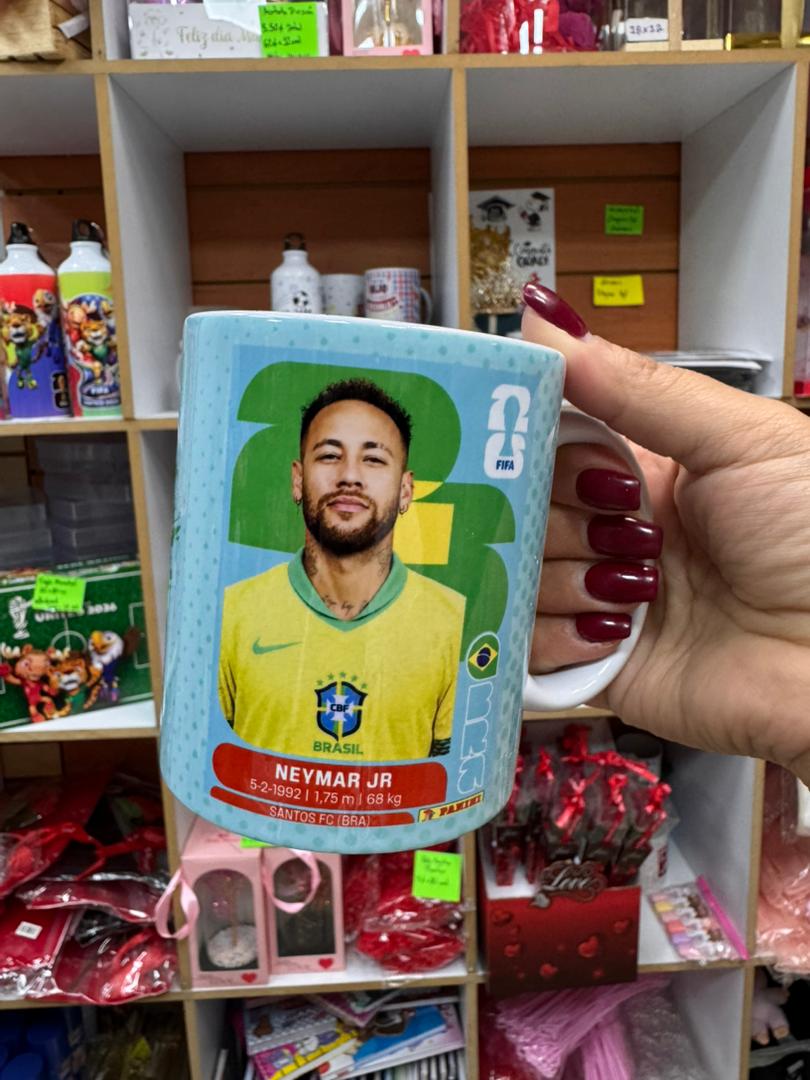 Tazas Mundial de Fútbol Jugadores x3 unid - Image 4