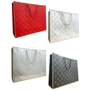 Bolsas de Regalo Lujo 18x24 Rejillas x12 unid