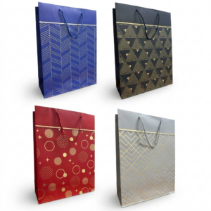 Bolsas de Regalo Lujo 18x24 Geometry x12 unid