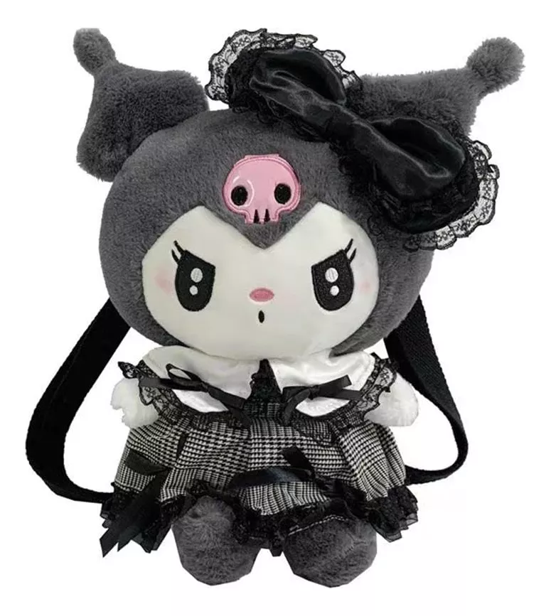 Peluche Kuromi y Melody Vestido 25cm PS796 - Image 3