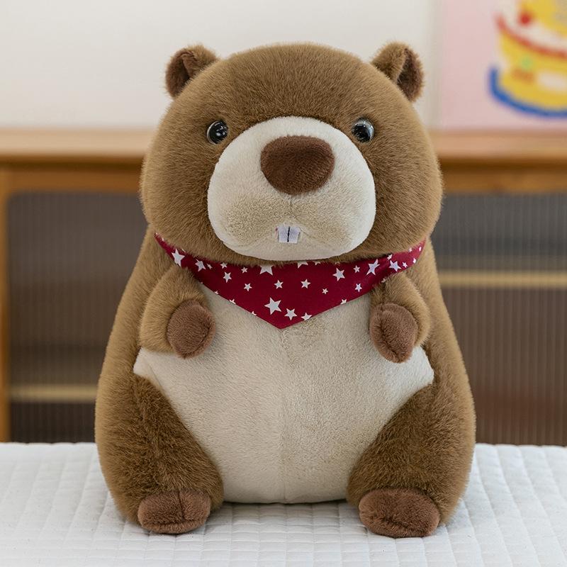 Peluche Castor Con Pañuelo 50cm Ps1144 - Image 5