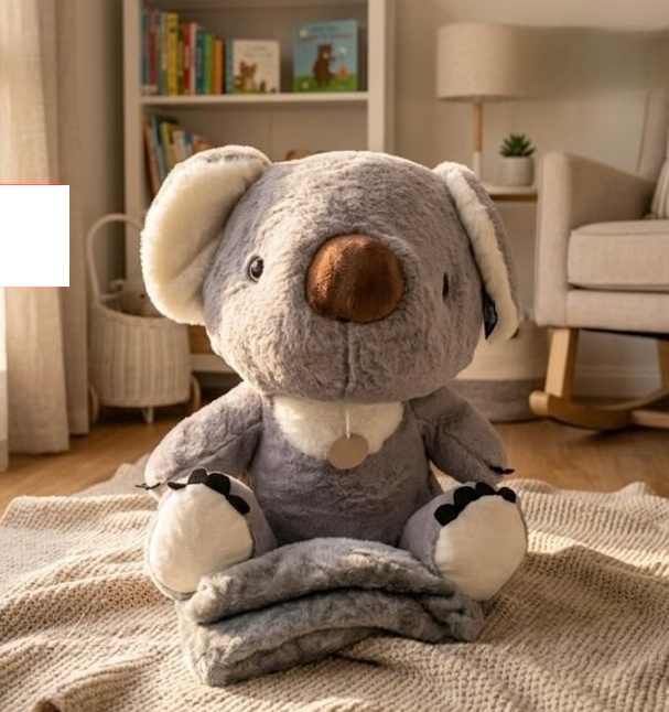 Peluche Koala Con Cobija 40cm PS1045 - Image 6