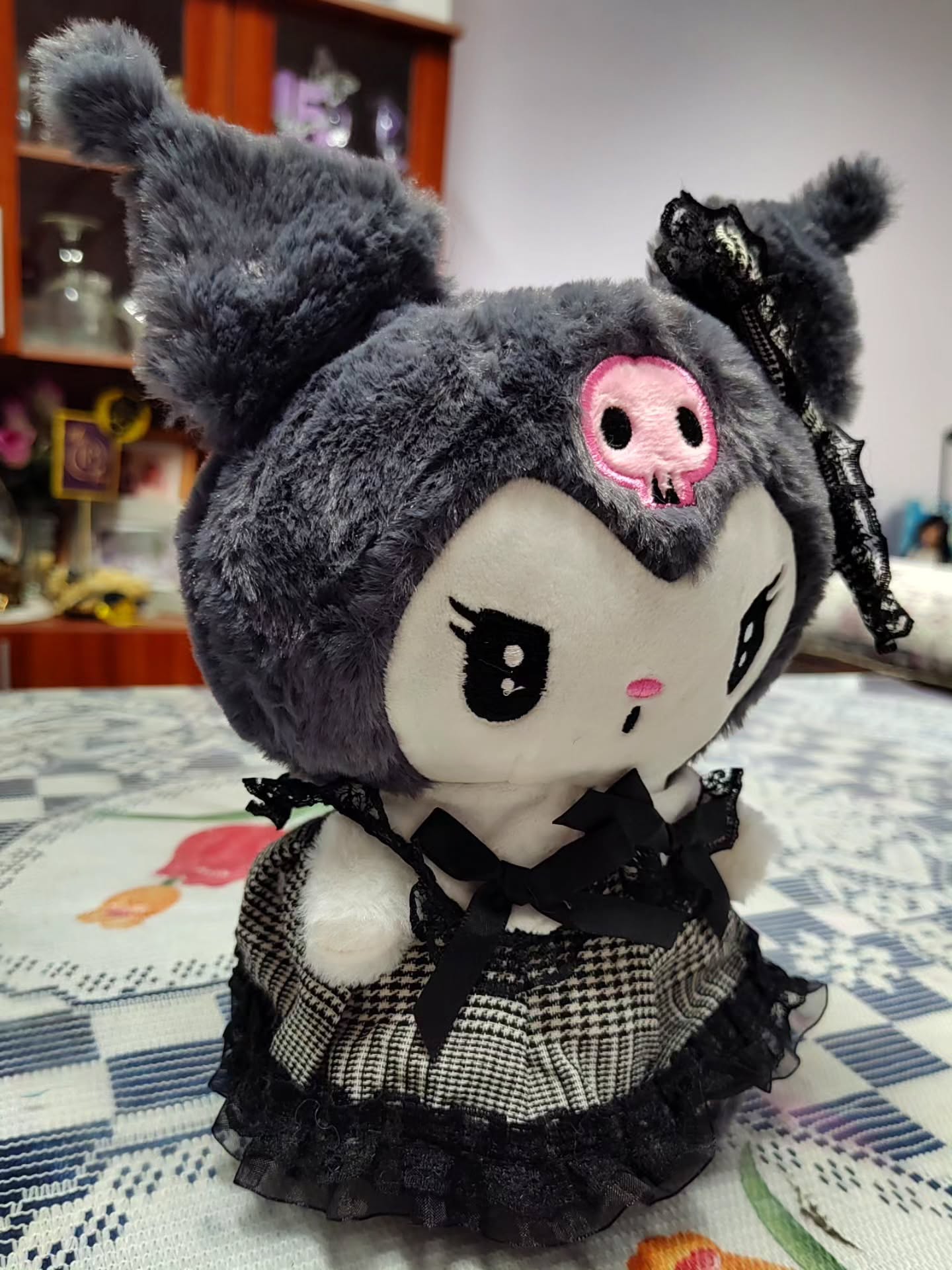 Peluche Kuromi y Melody Vestido 25cm PS796 - Image 19