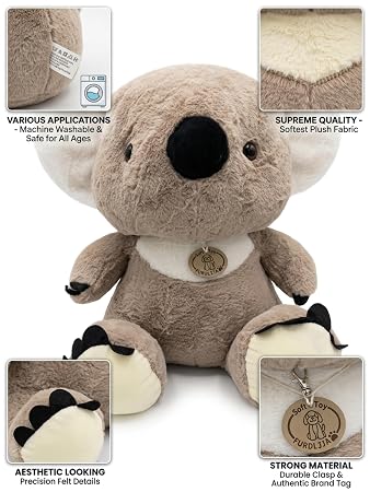 Peluche Koala Con Cobija 40cm PS1045 - Image 3