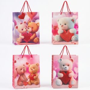 Bolsas Delux M (18x24) Love Osos x12 unid.