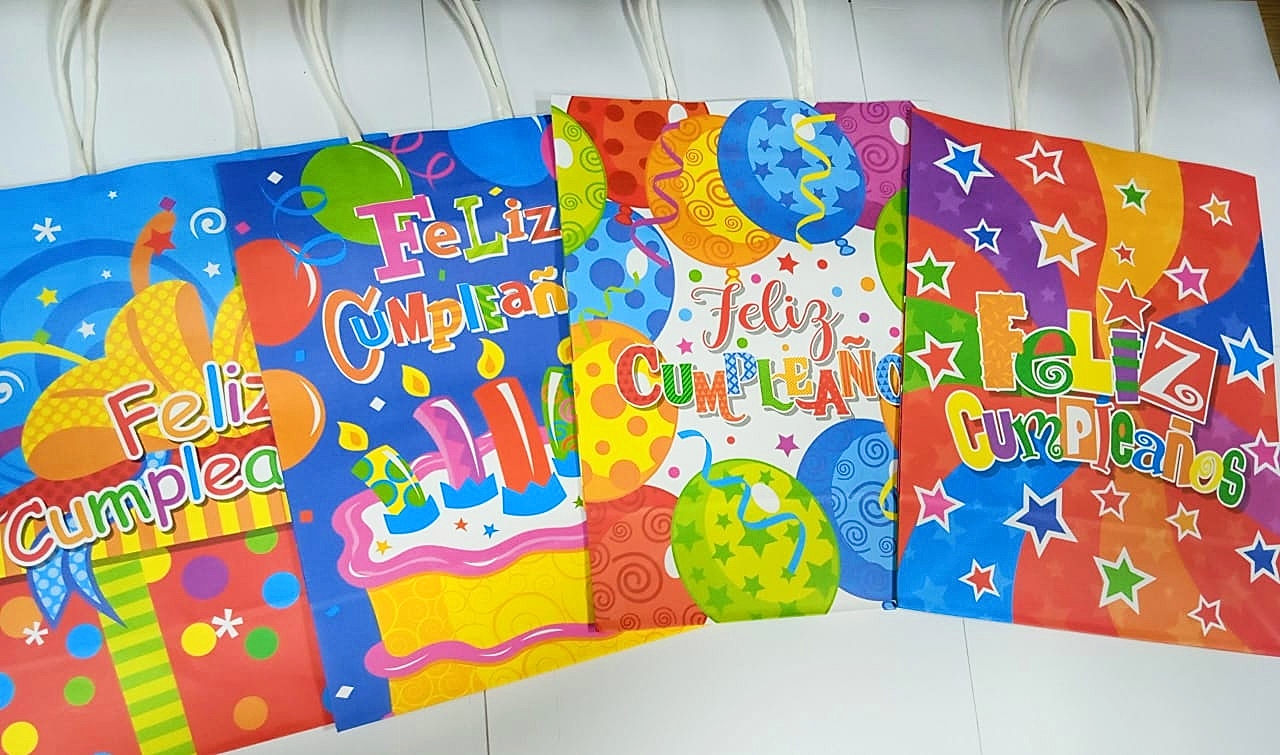 Bolsas de Papel c/asa 27×21 Cumple x12 unid. - Image 10