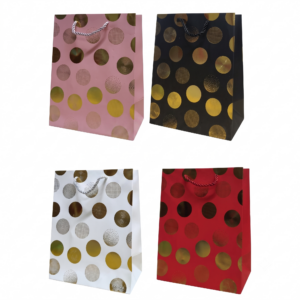 Bolsas de Regalo Lujo 30x40 Puntos x12u