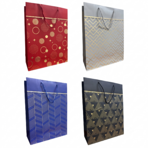 Bolsas de Regalo Lujo 32x26 Diseños x12u