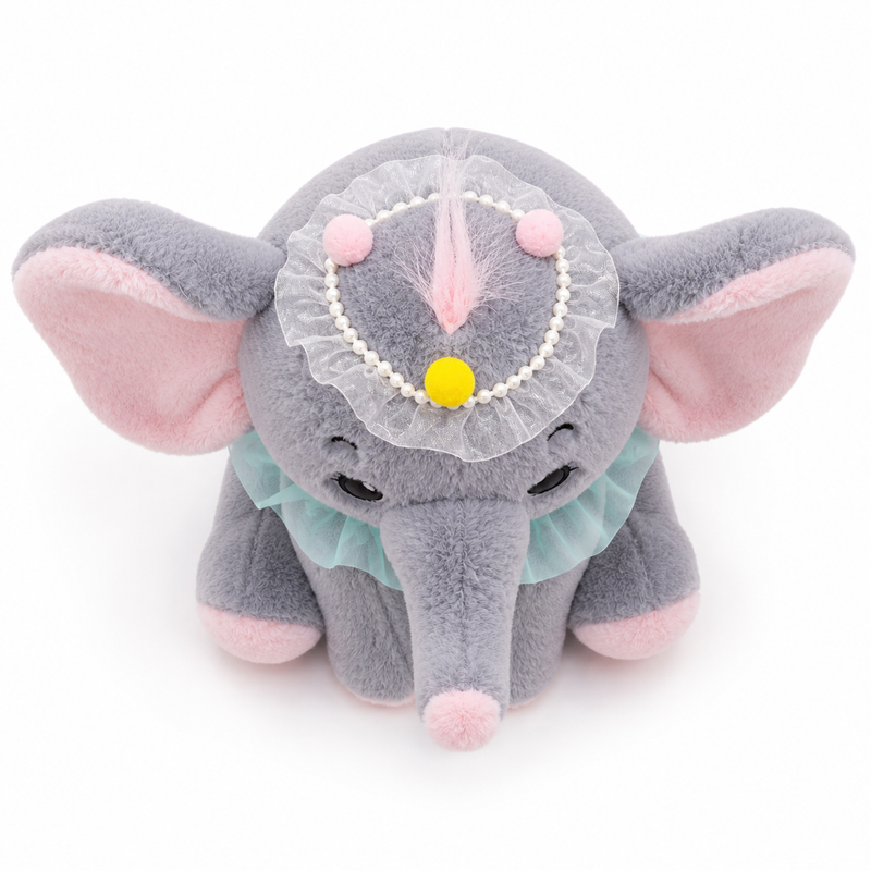 Peluche Elefante Gris y Rosado 45cm PS1145 - Image 2