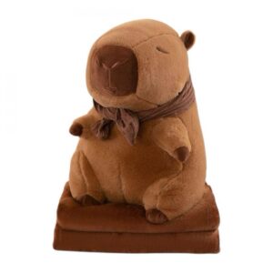Peluche Capibara Bufanda Con Cobija 40cm PS1046