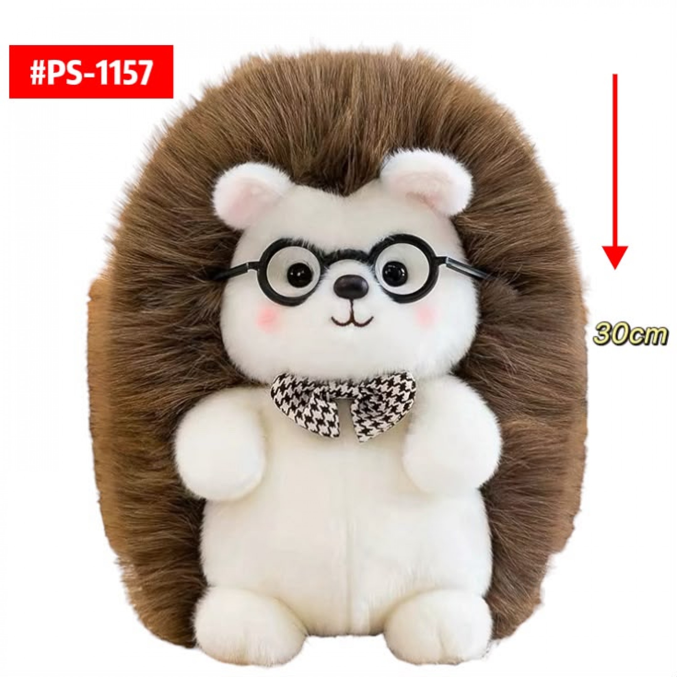 Peluche Erizo Con Lentes 30cm PS1157 - Image 9